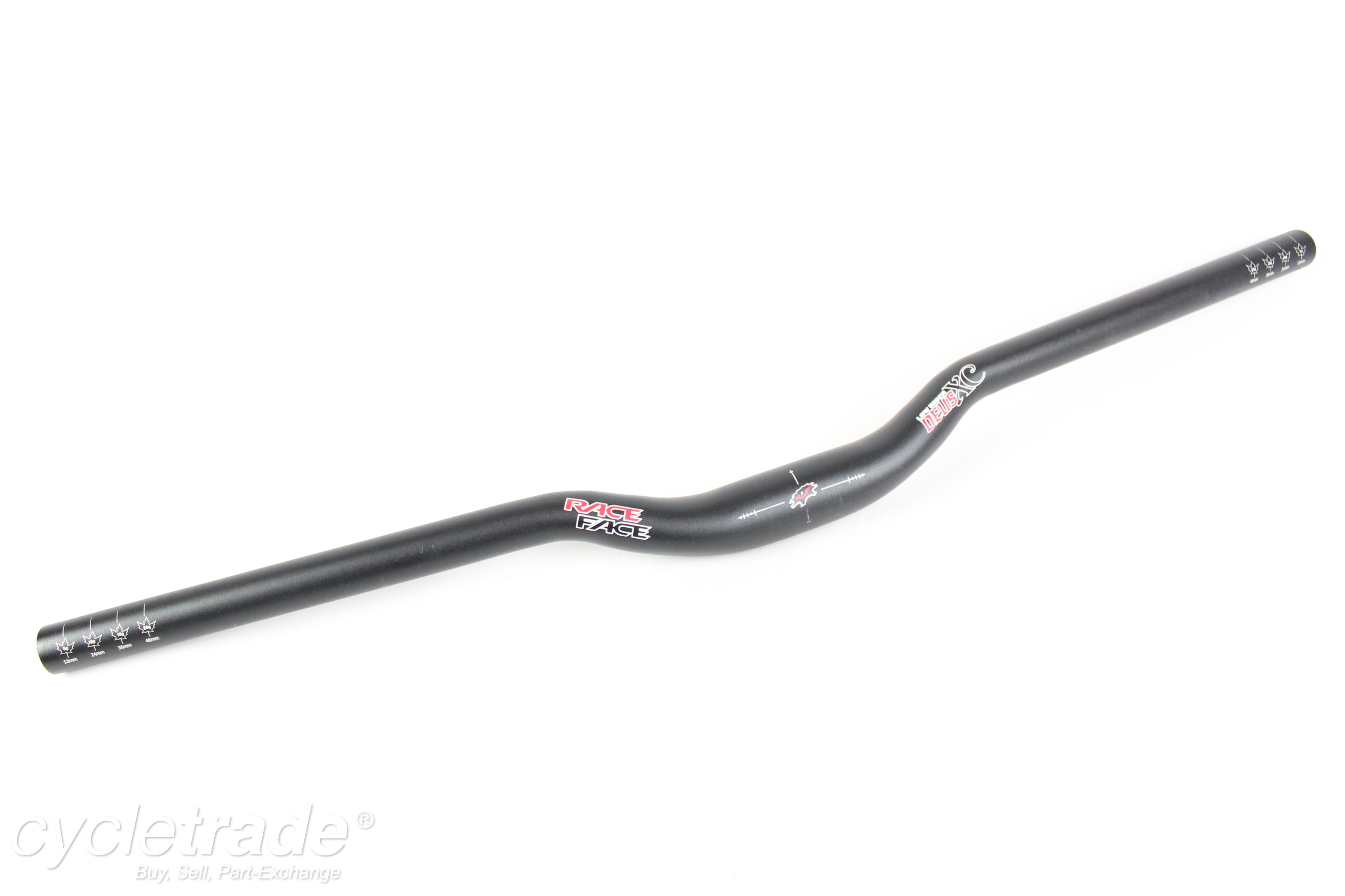 Riser handlebar - Race Face Deus XC Low Riser, 660mm, 40mm rise, 31.8mm - Grade A