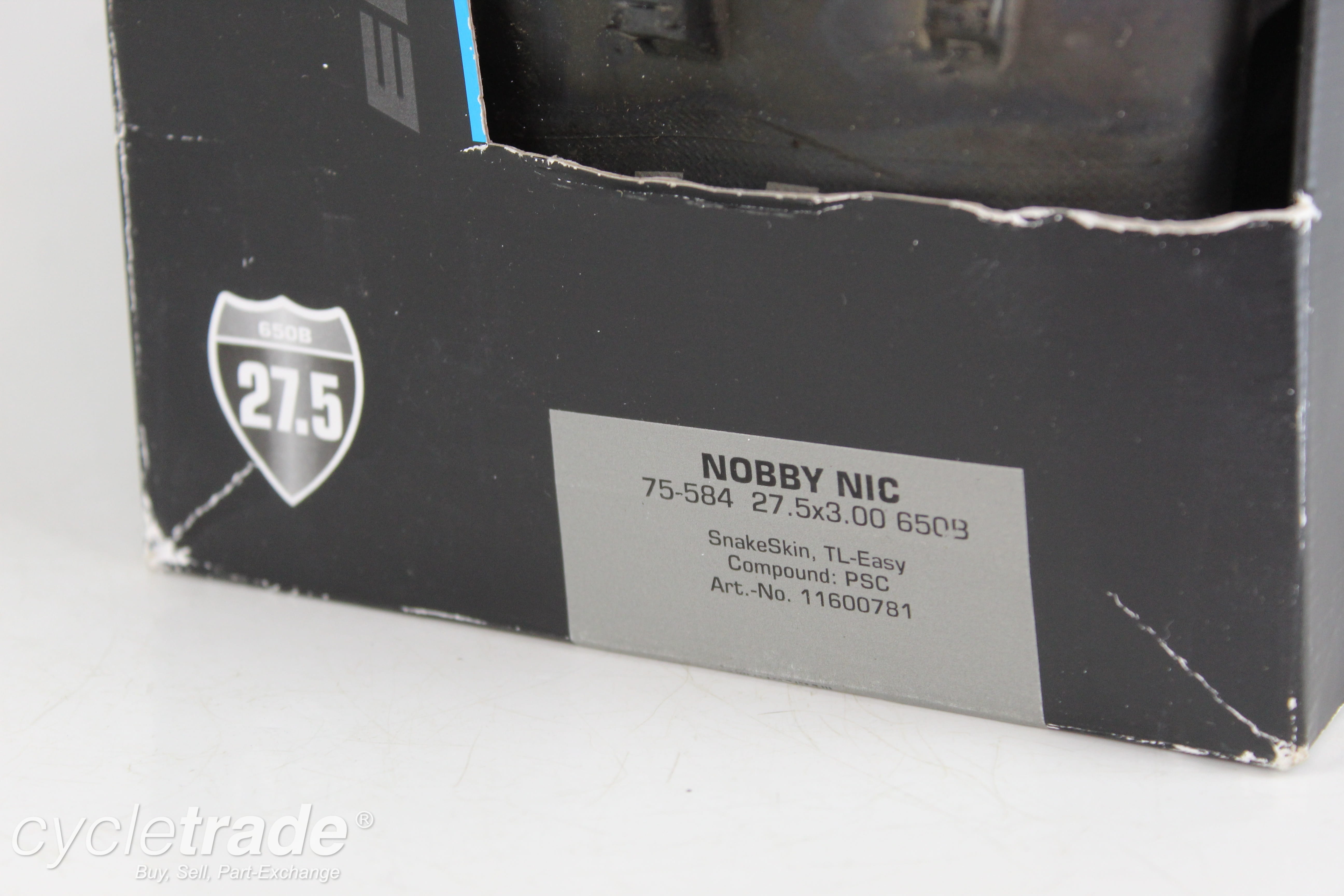 Single MTB Tyre - Schwalbe Nobby Nic EVO 27.5x3.00 TL-Easy - Grade A+ (New)