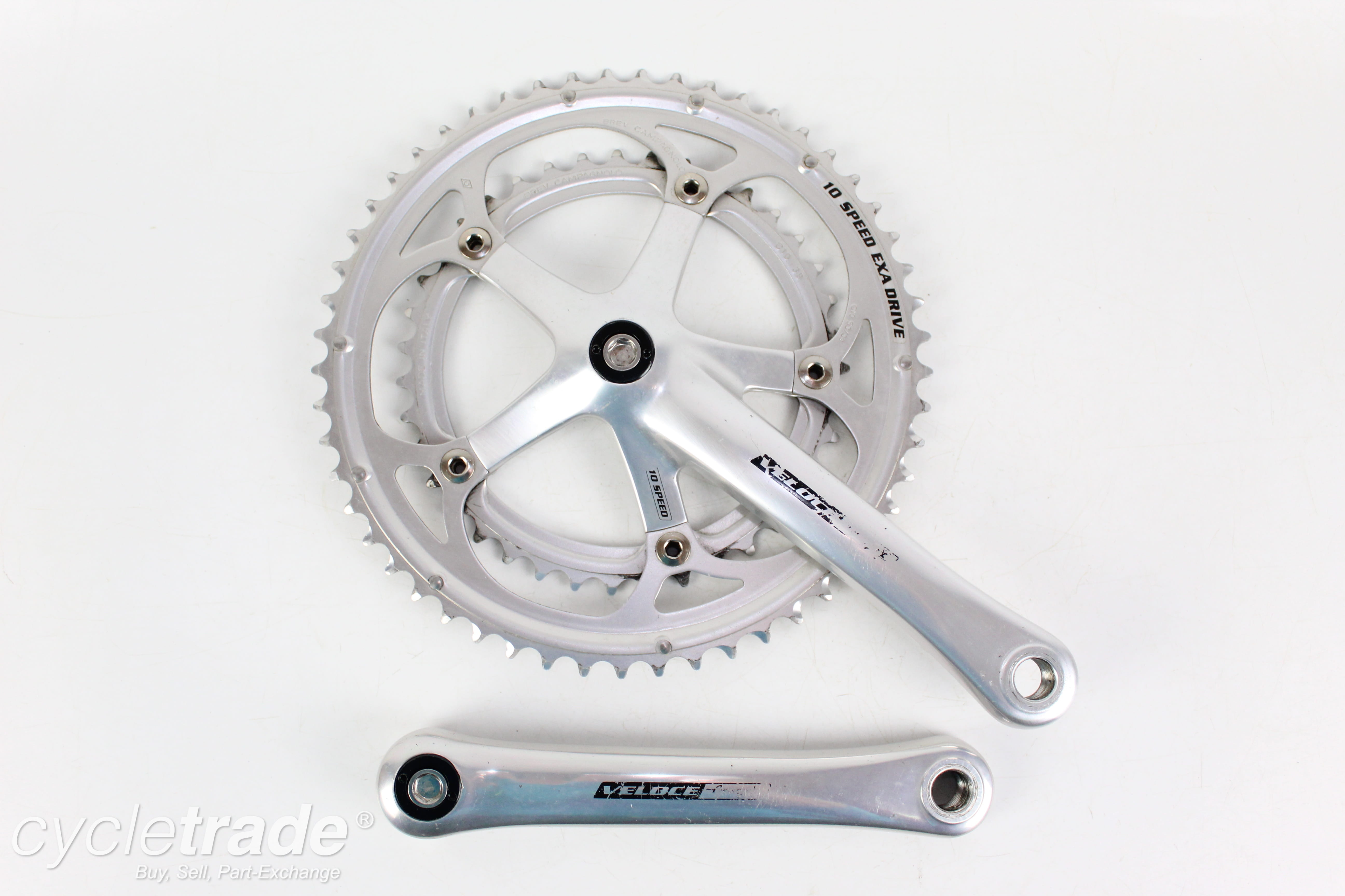 Crankset Campagnolo Veloce C10 53 39T 172.5mm Grade B Probiketrader