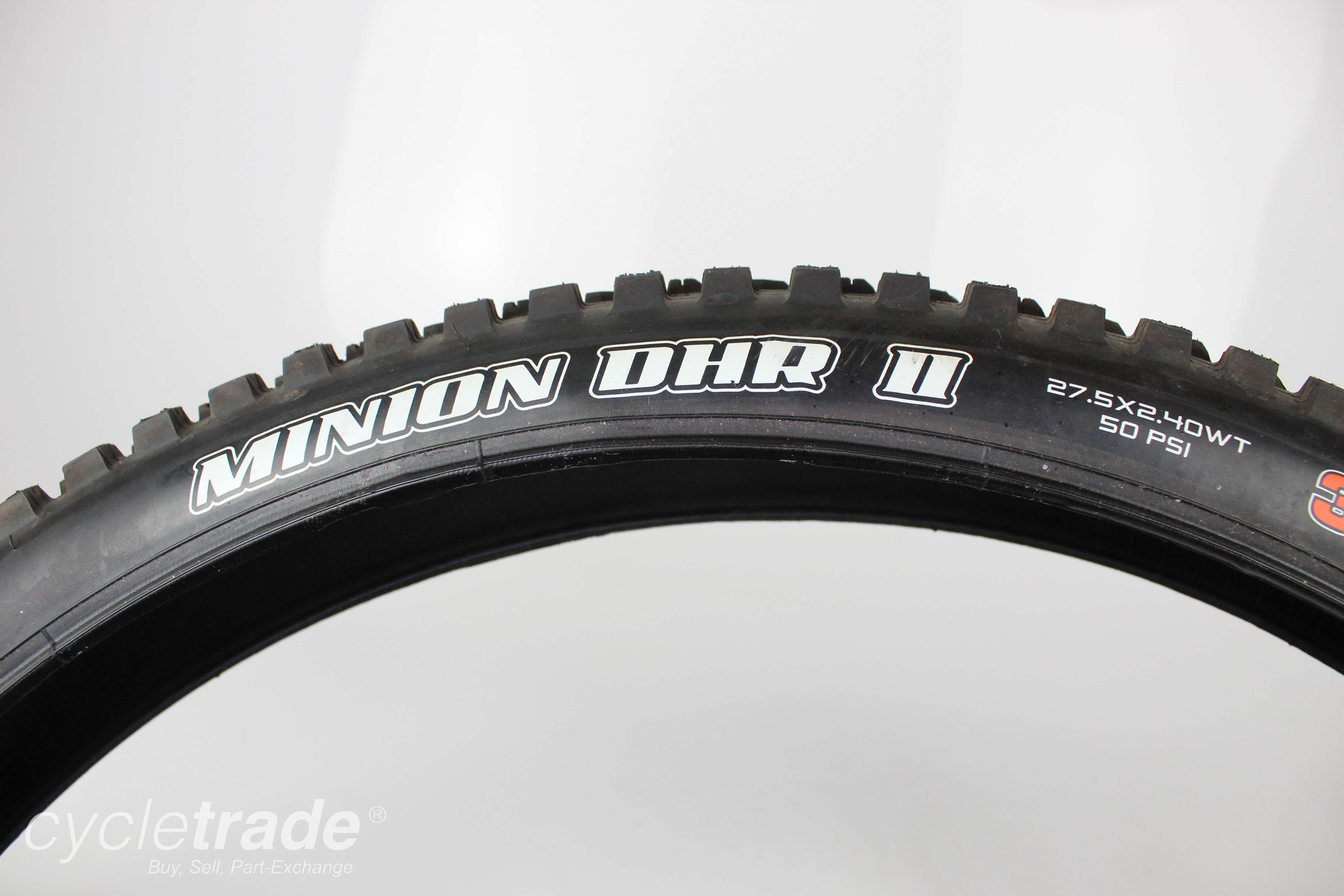 MTB Bike Tyre - Maxxis Minion DHR II 27.5x2.40" (TLR) - Grade A