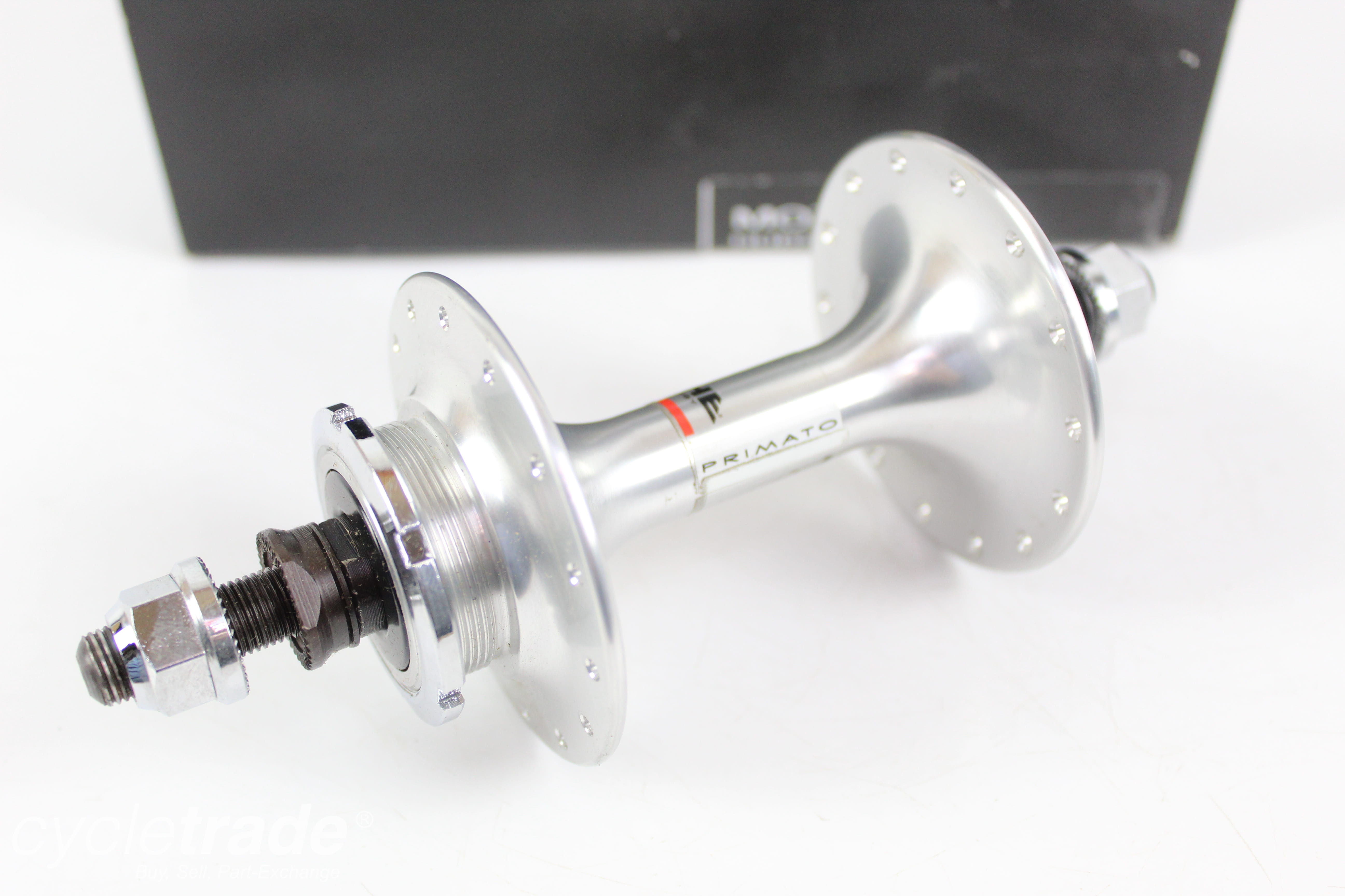 Rear Hub - Miche Primato Track Silver hub Fixed 28H  - Grade A+ (New)