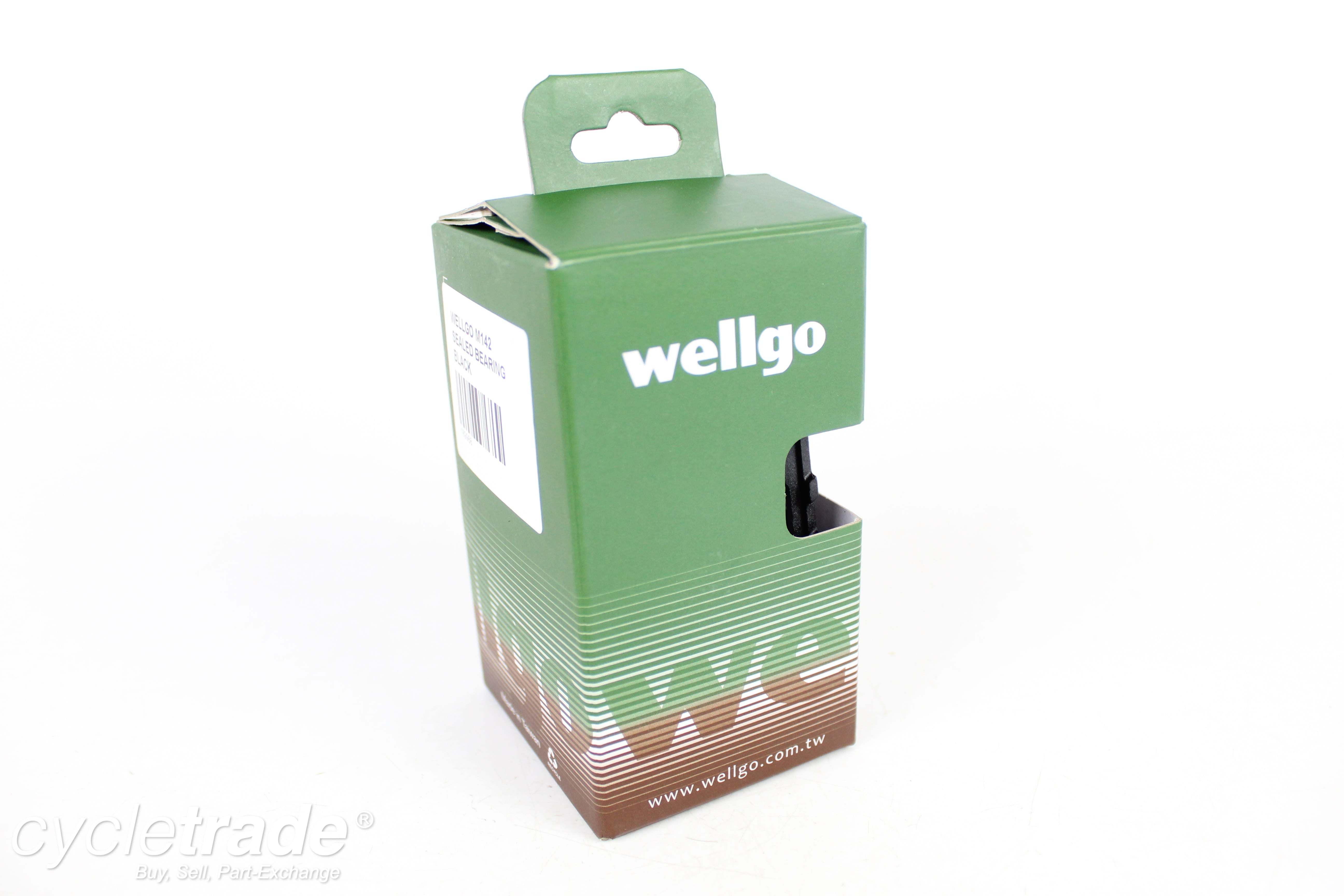 Flat Pedals - Wellgo M142, Black - Grade A+ (New)