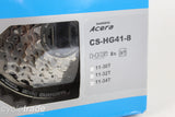 Cassette - Shimano Acera, CS-HG41, 11-34T, 8 Speed - Grade A+ (New)