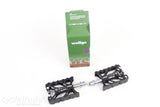 Flat Pedals - Wellgo M142, Black - Grade A+ (New)