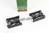 Flat Pedals - Wellgo M142, Black - Grade A+ (New)