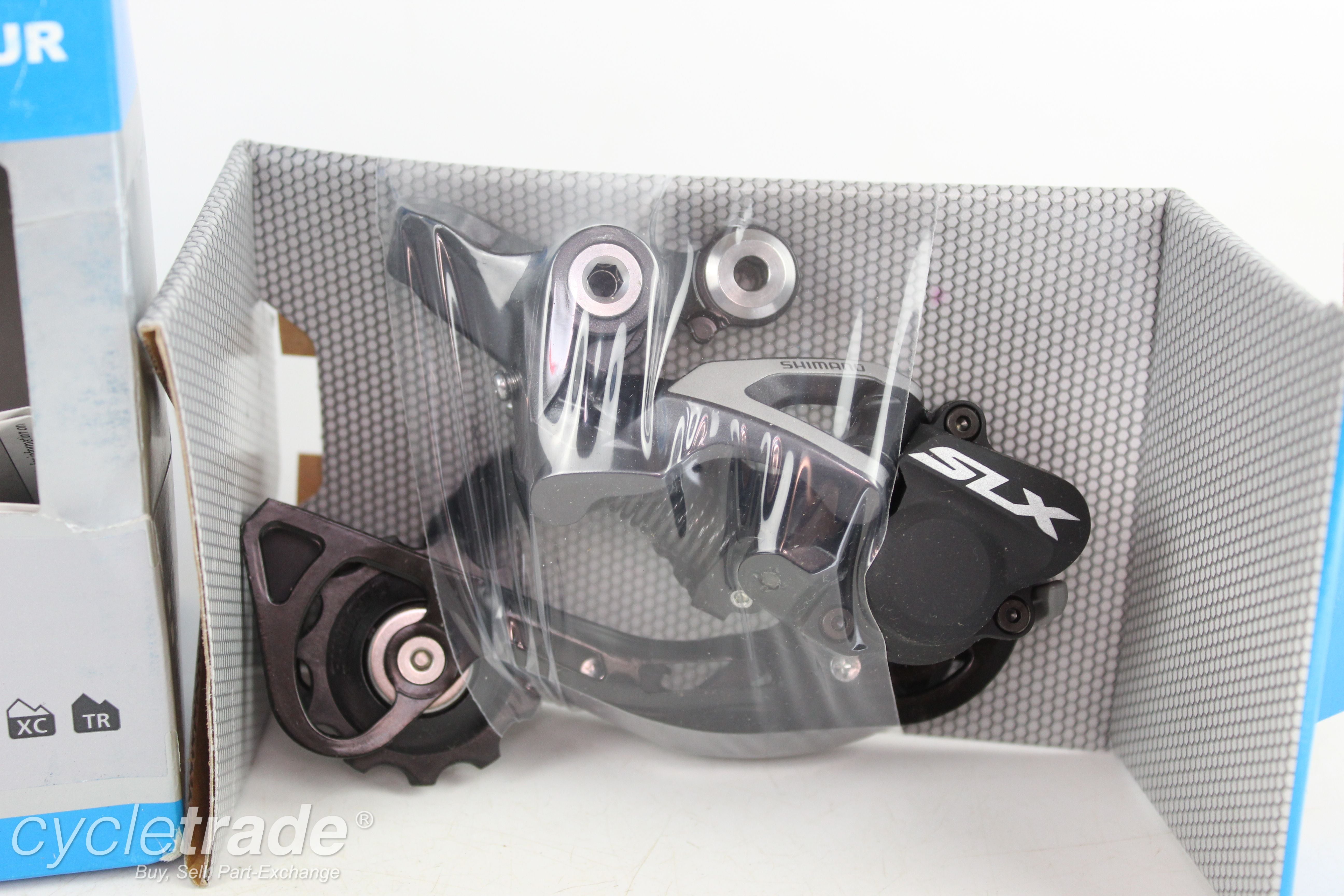 Rear Derailleur - Shimano SLX, RD-M675-GS, 10 Speed - Grade A+ (New)