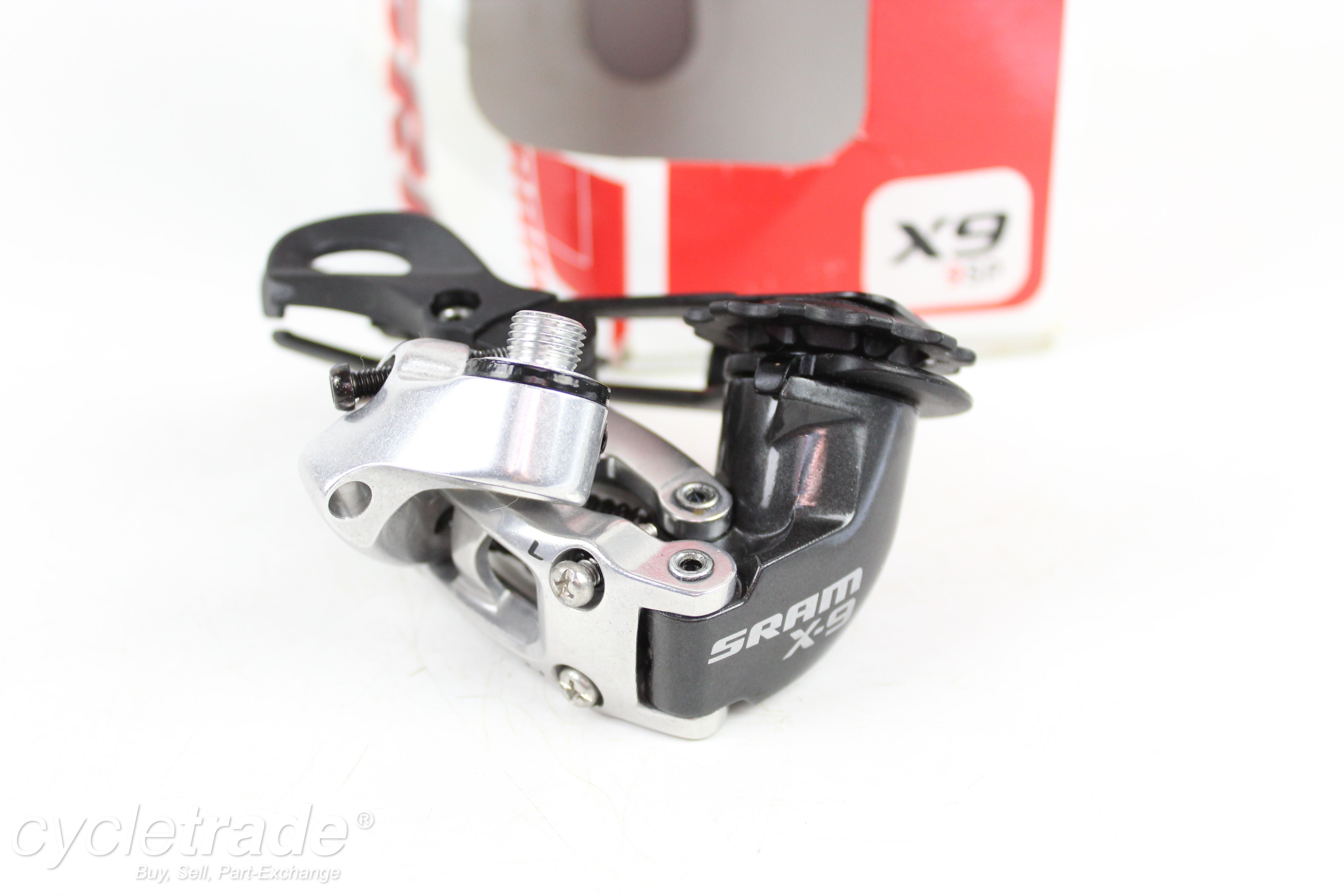 Rear Derailleur - SRAM X-9, 9 Speed Medium Cage - Grade A+ (New)