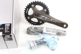 Crankset - Shimano Zee, FC-M640, 36T 1x10s 170mm Black - Grade A+ (New)