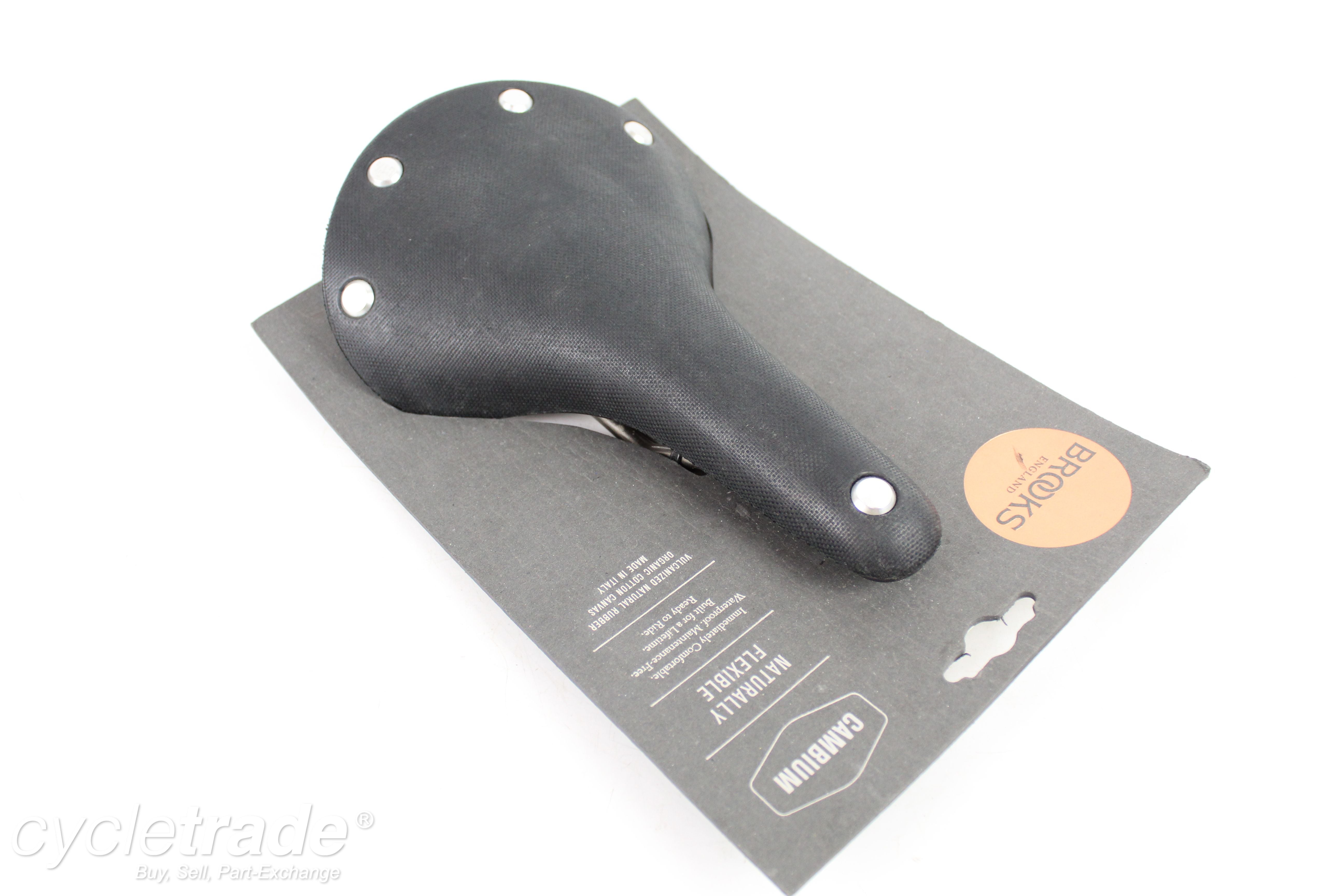 Saddle - Brooks Cambium C17s, Steel Rails, 265 x 162mm - Grade A+ (New)