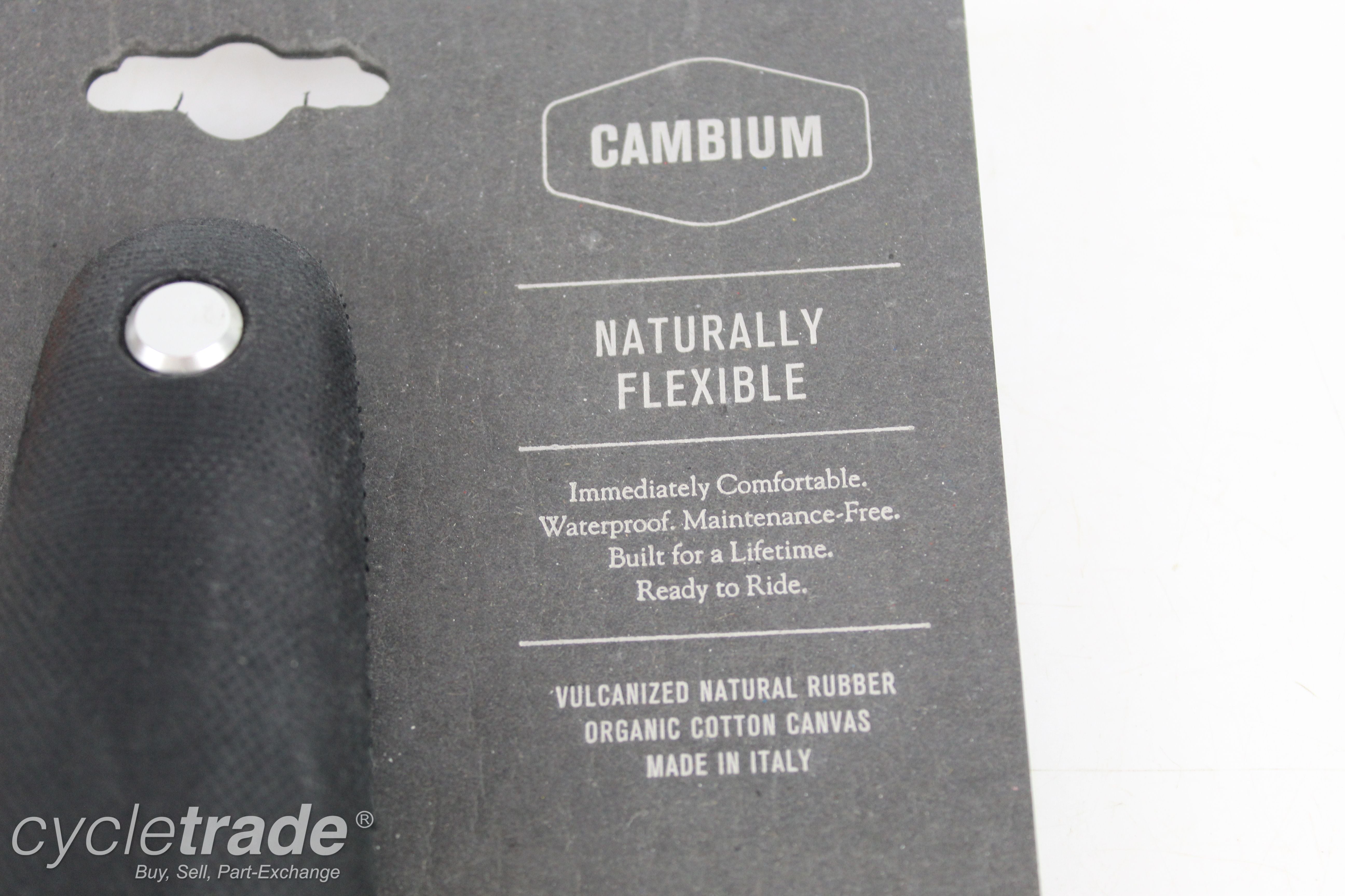 Saddle - Brooks Cambium C17s, Steel Rails, 265 x 162mm - Grade A+ (New)