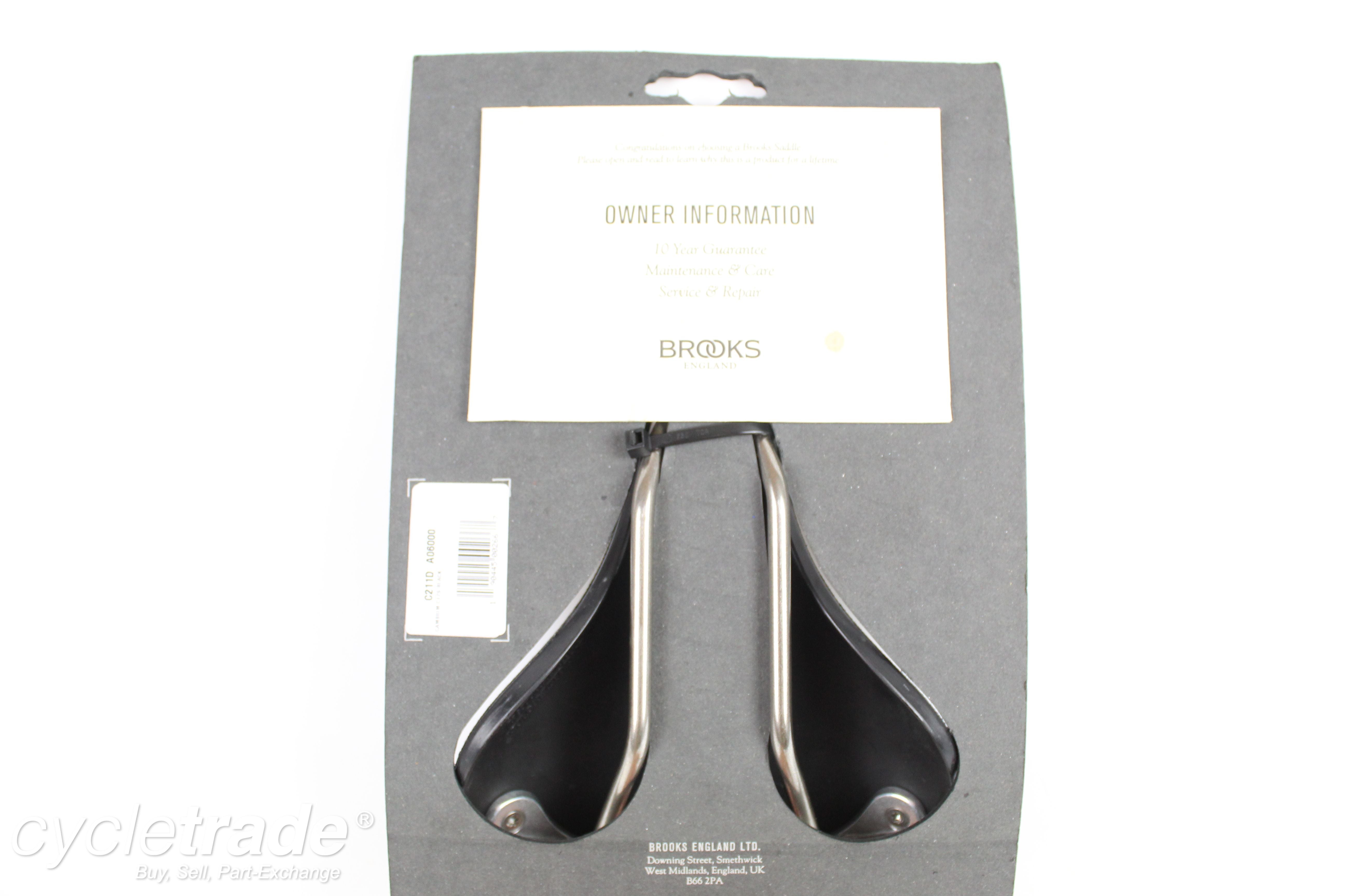 Saddle - Brooks Cambium C17s, Steel Rails, 265 x 162mm - Grade A+ (New)