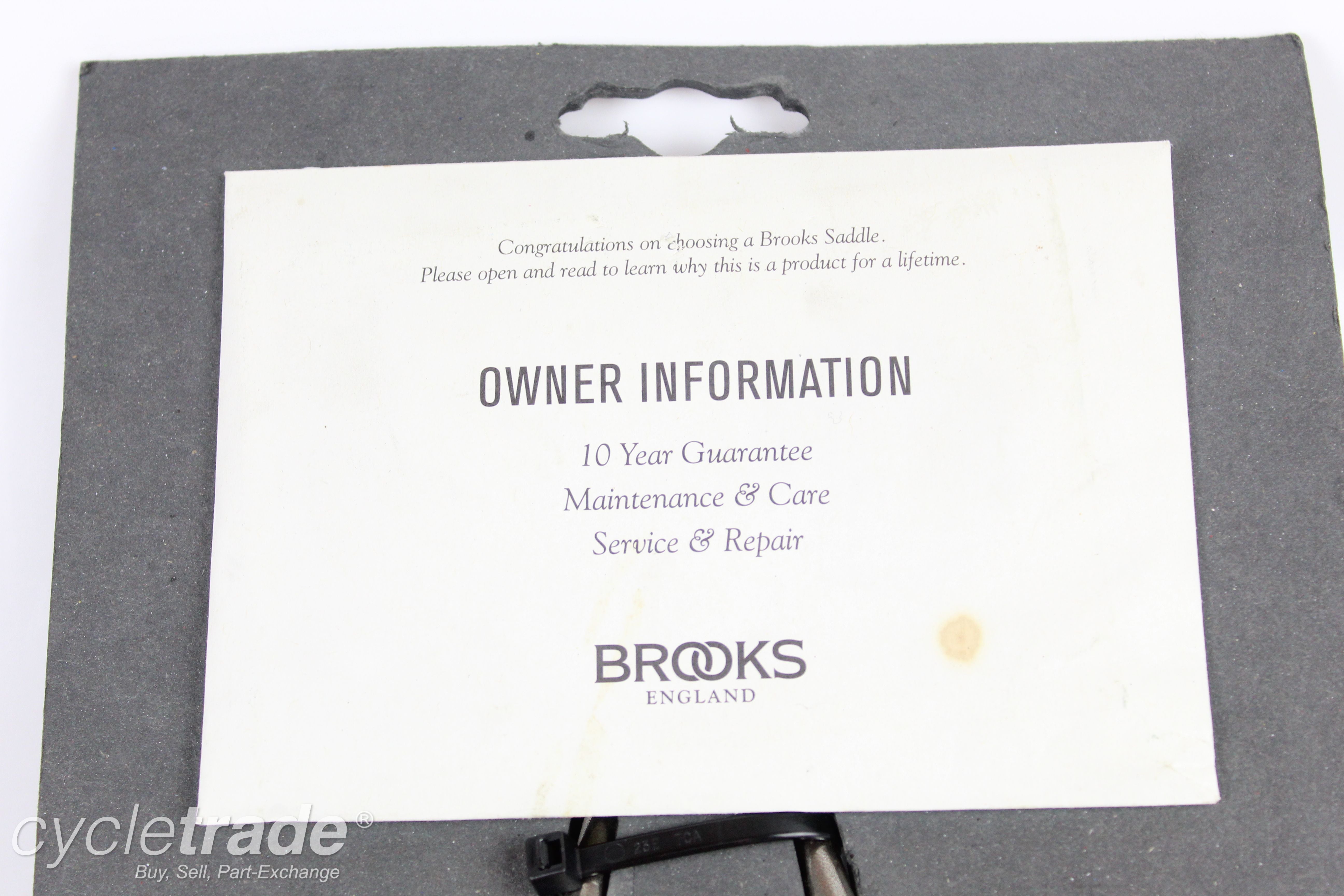 Saddle - Brooks Cambium C17s, Steel Rails, 265 x 162mm - Grade A+ (New)