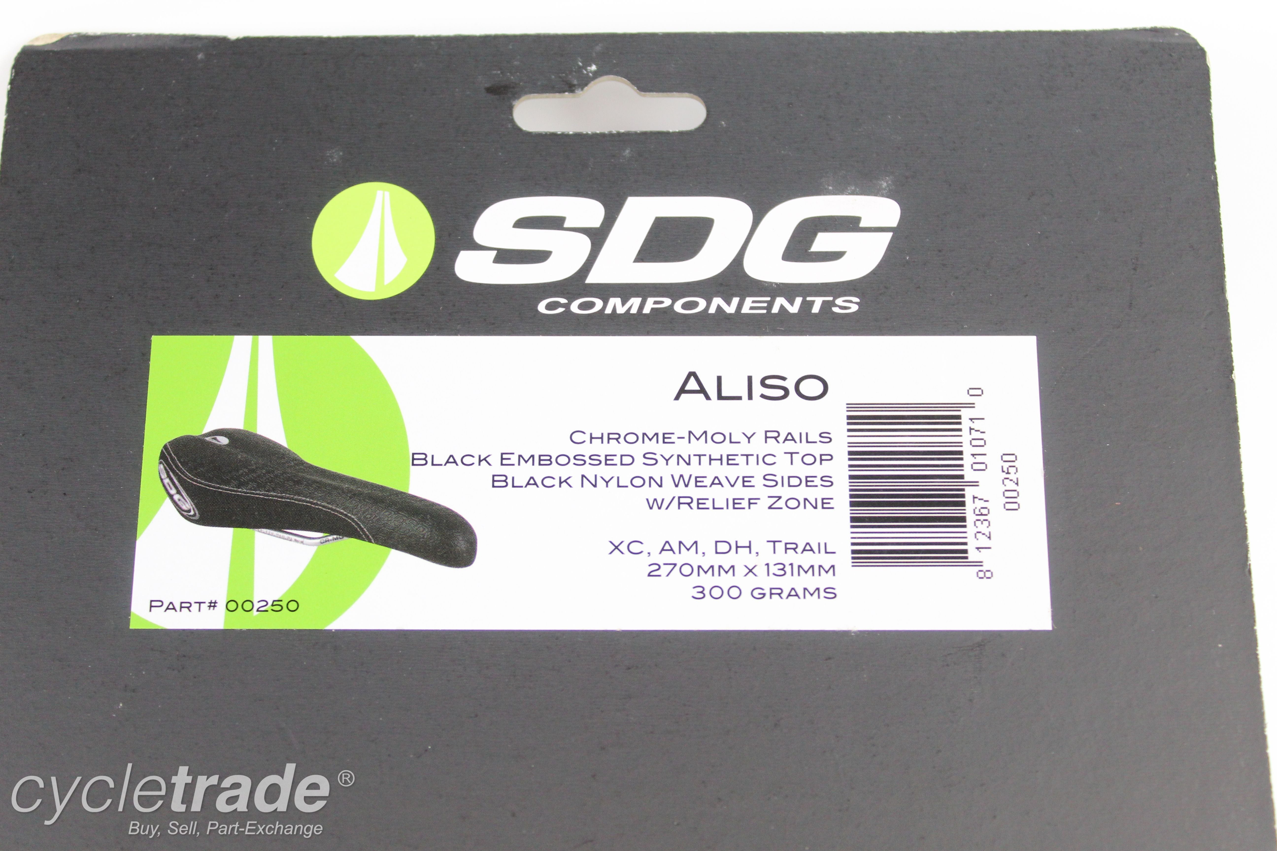 Saddle - SDG Aliso, Cr-Mo Rails, 270 x 131mm - Grade A+ (New)