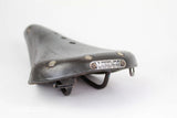 Vintage Leather Saddle - Circa 1940-1960 Mansfield Eclipse no. 30N 155x282mm Black - Grade B