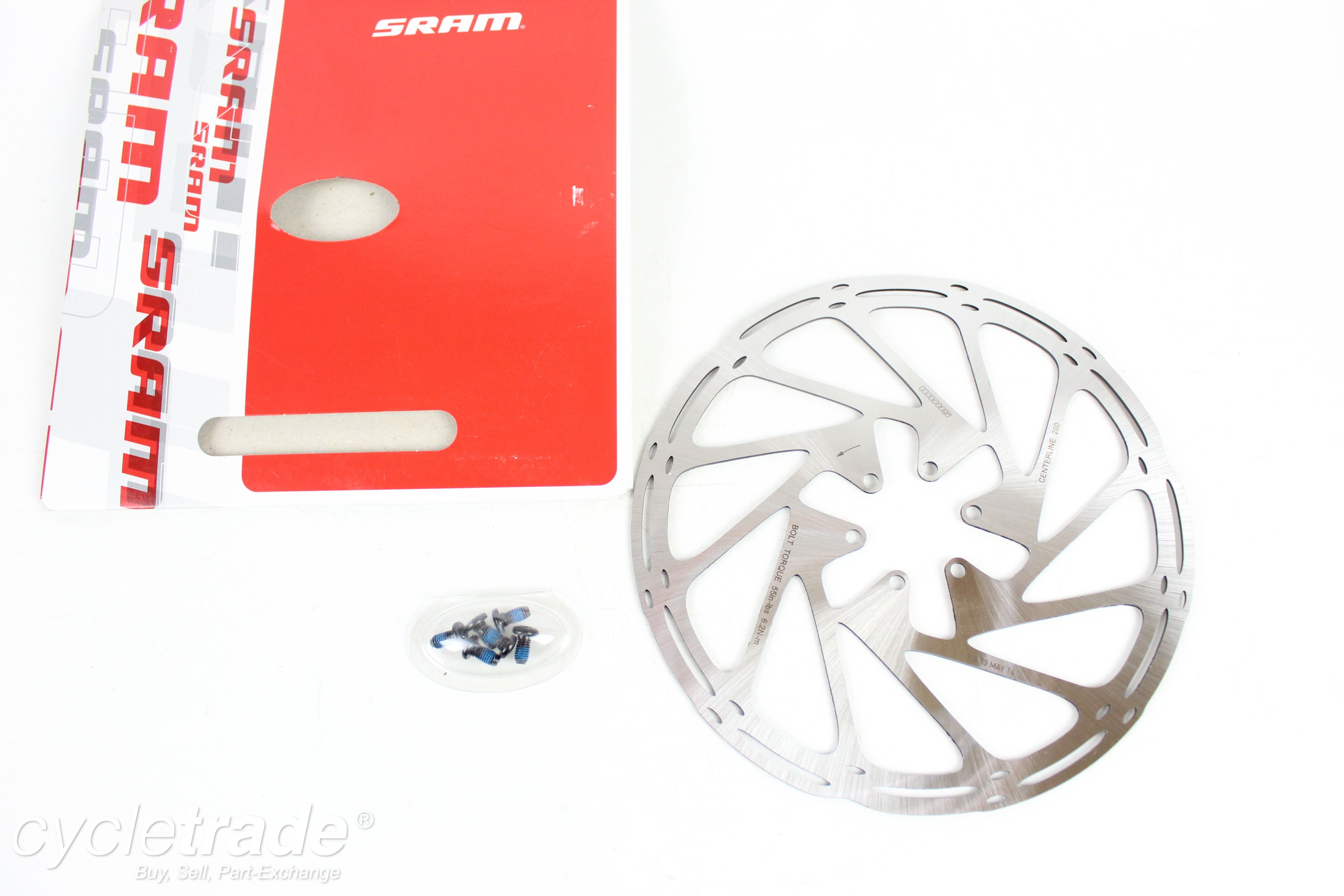 Disc Rotor - SRAM CentreLine Rounded Rotor 6-Bolt, (200)/(180)/(160mm) - Grade A+ (New)