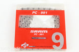 Chain - SRAM PC-991, 9 Speed 114 Links - Grade A+ (New)