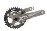 Crankset - Shimano Zee FC-640 36T, 170mm 10s (no BB) - Grade A+ (New)