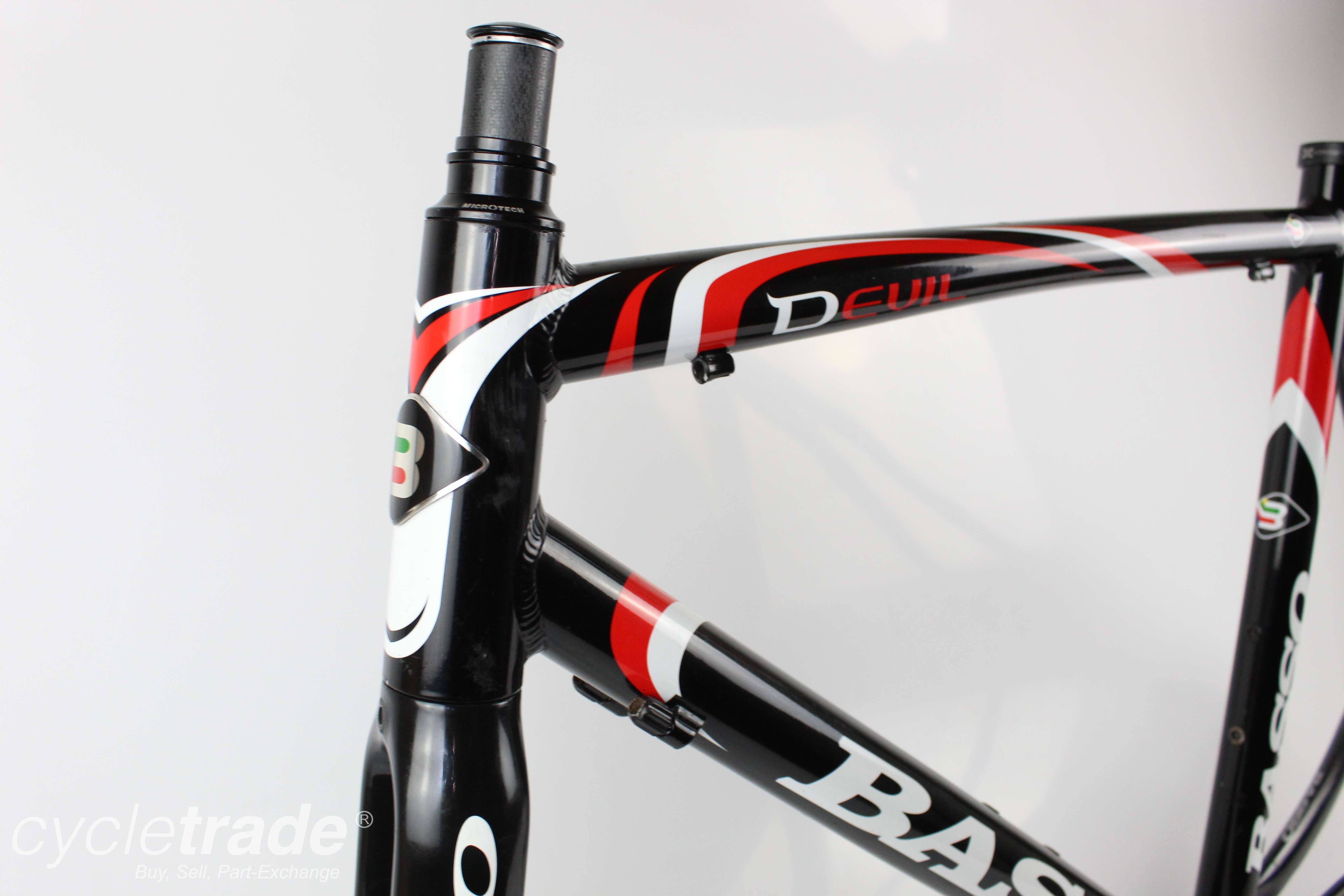 Road Bike Frameset - Basso Devil Aluminium/Carbon 53cm - Grade B
