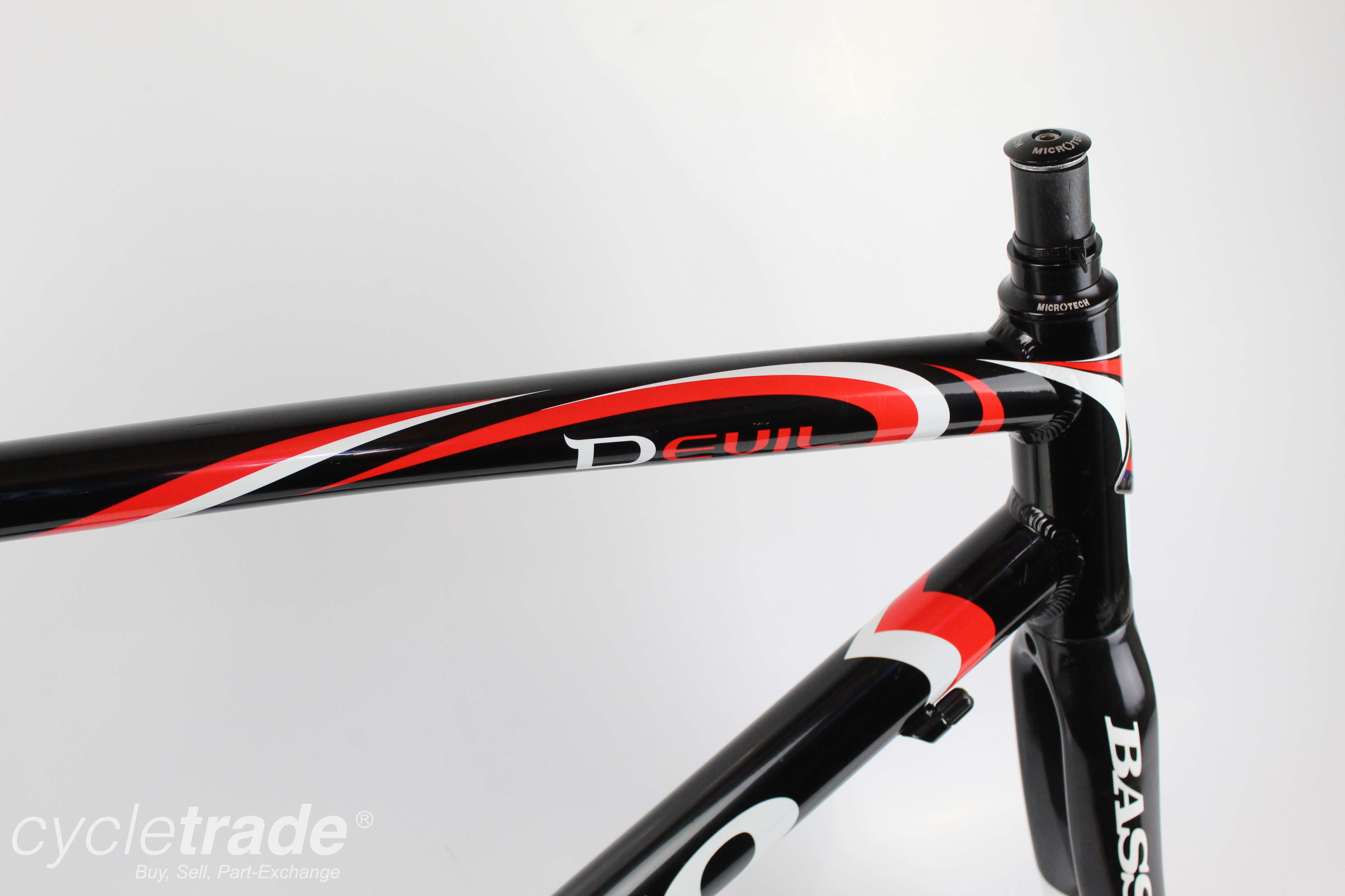 Road Bike Frameset - Basso Devil Aluminium/Carbon 53cm - Grade B