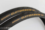 Road Bike Tyres PAIR - 2 x Continental Gatorskin 700x25c Black Clincher - Grade B+