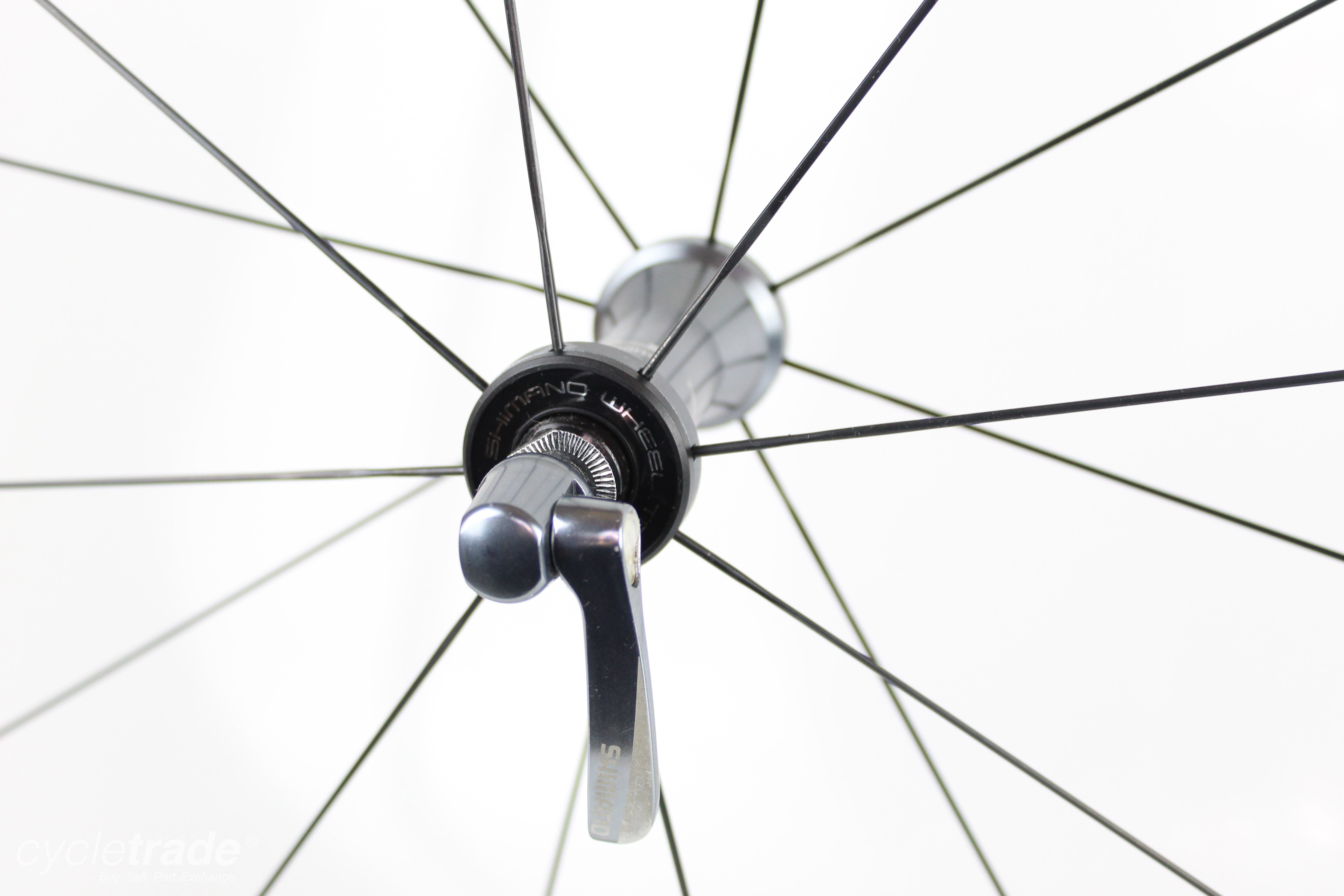 Carbon Aluminium Road Wheelset - Shimano RS80 C24 11 Speed - Grade A-