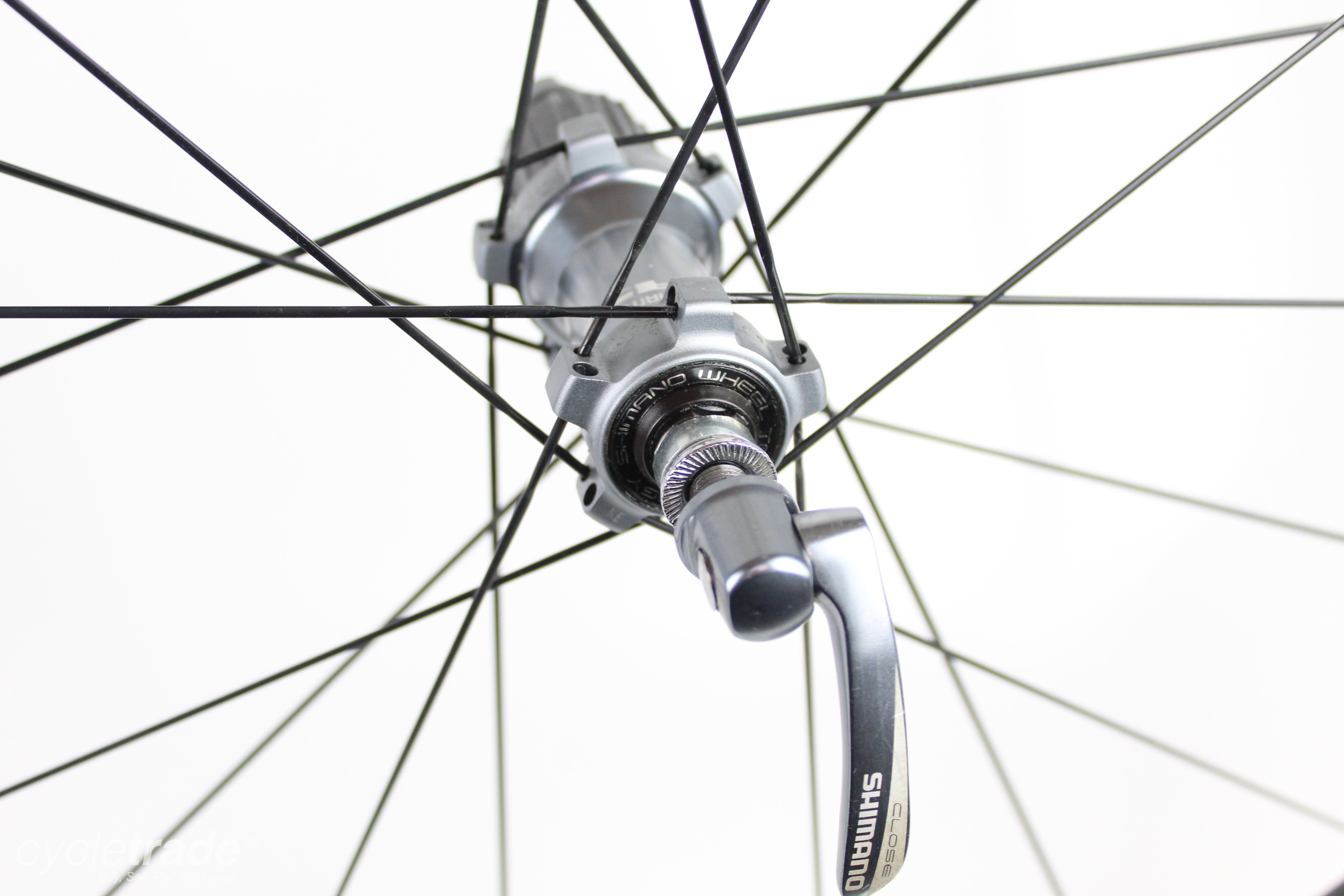 Carbon Aluminium Road Wheelset - Shimano RS80 C24 11 Speed - Grade A-