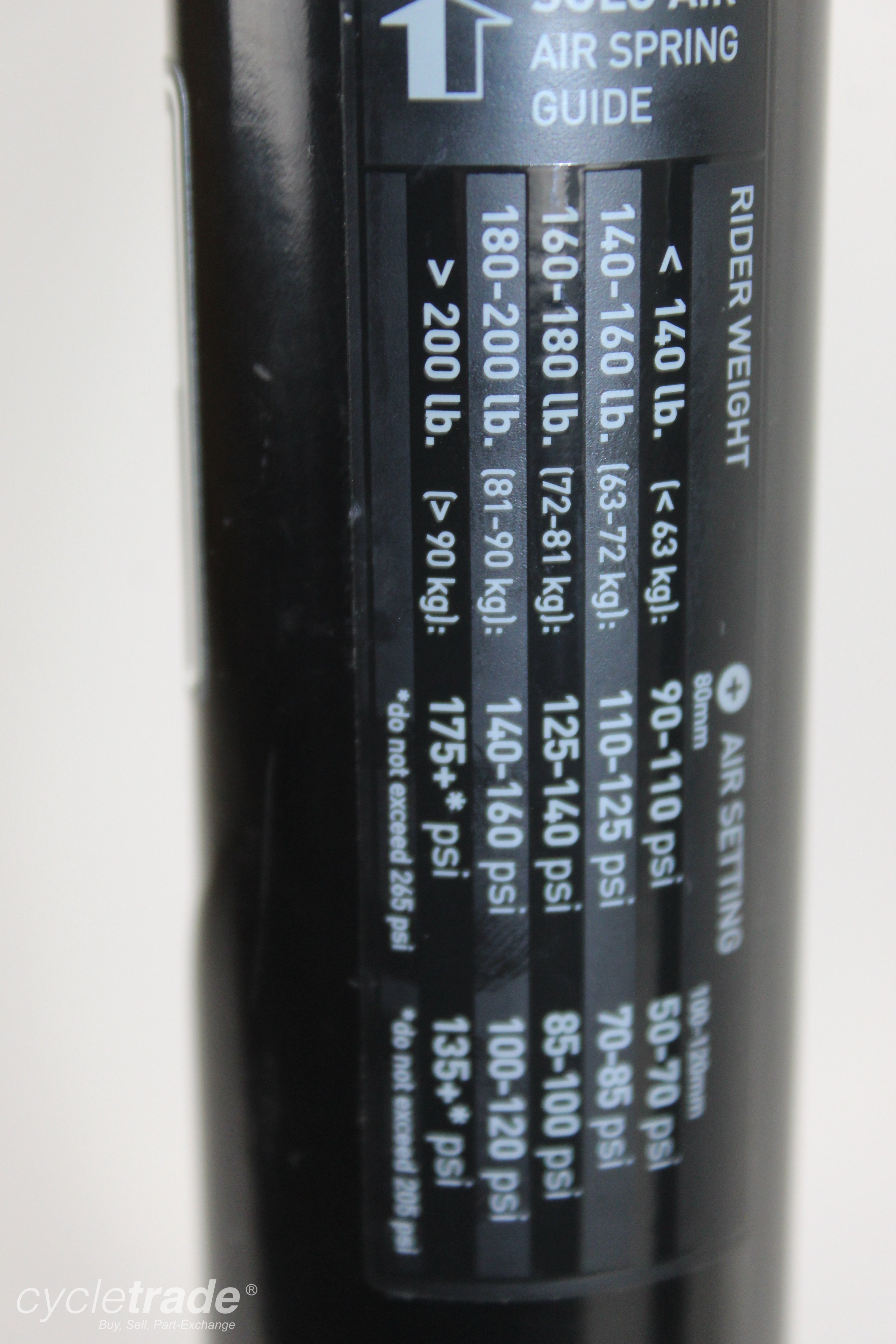 MTB Fork - Rockshox Recon 29" RL Solo Air 100mm- Grade A