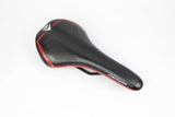 Road/MTB Saddle- Merida 144x280mm Black/Red Grade B