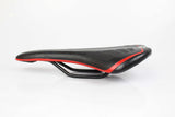 Road/MTB Saddle- Merida 144x280mm Black/Red Grade B