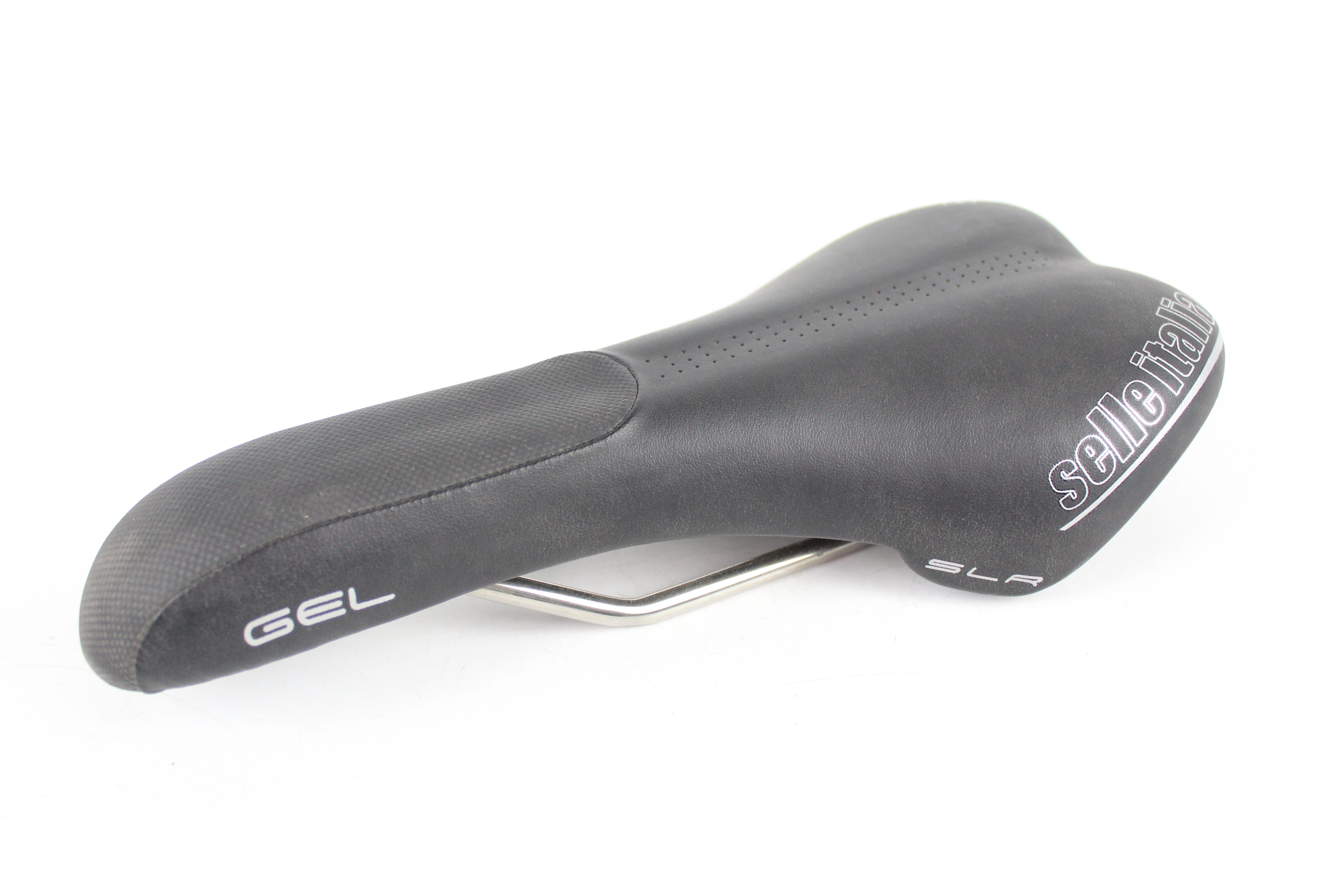 Saddle - Selle Italia SLR Tri Gel, 260 x 120mm Black - Grade A+ (New)