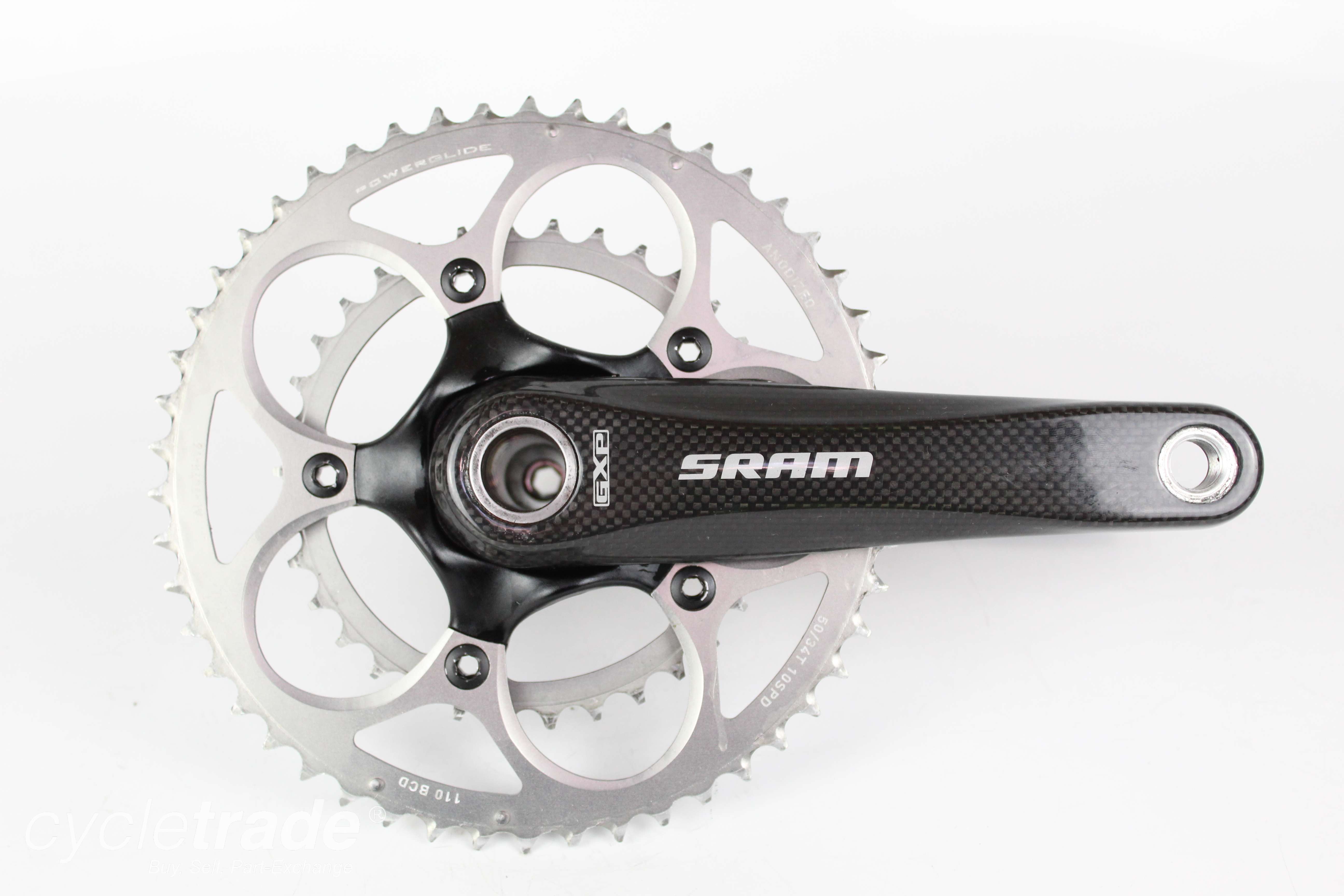 Carbon Crankset - SRAM S900 10 Speed 50/34T 175mm- Grade B+