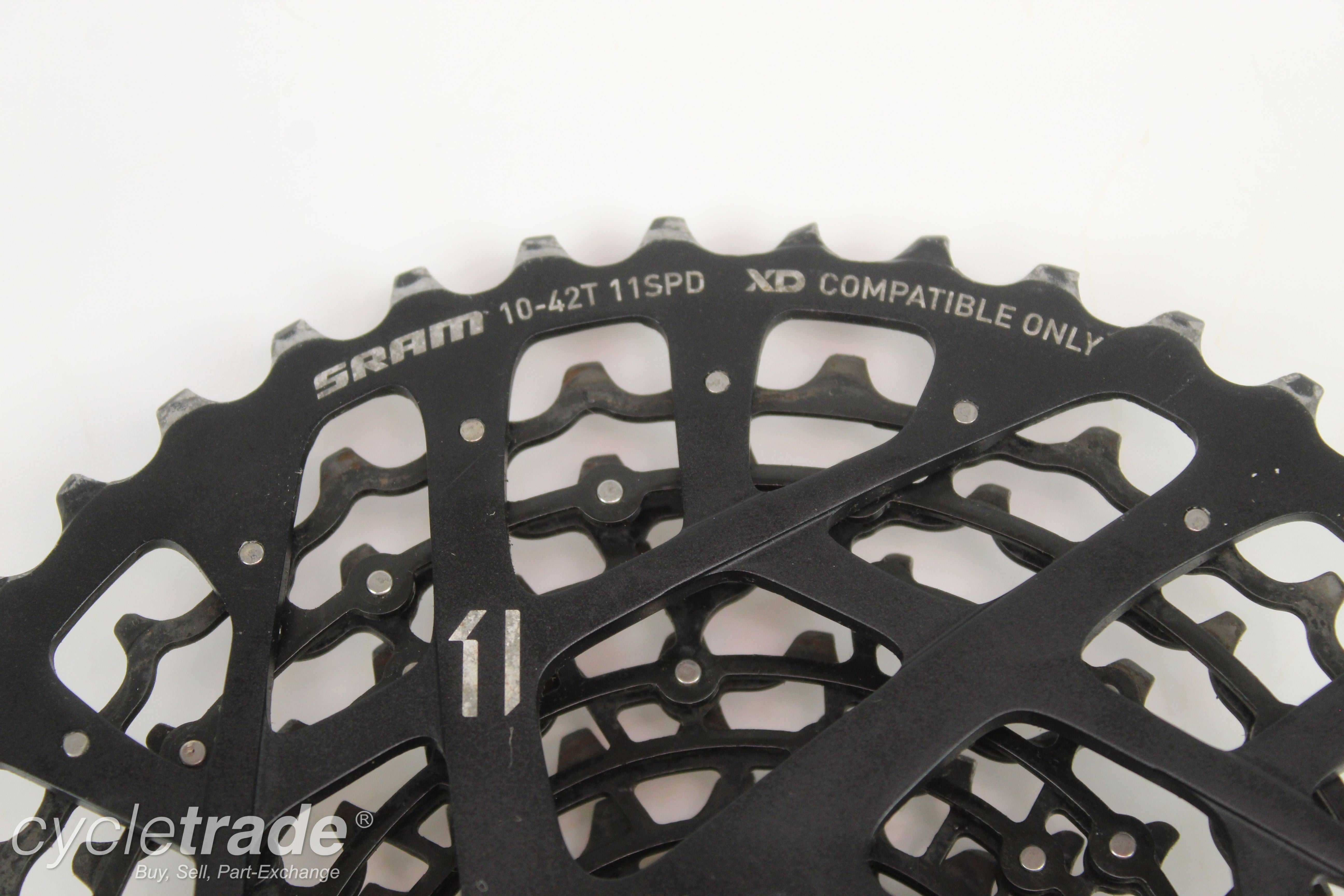 MTB Cassette - SRAM X1 XG-1180, 11 Speed 10-42T XD Drive - Grade B-