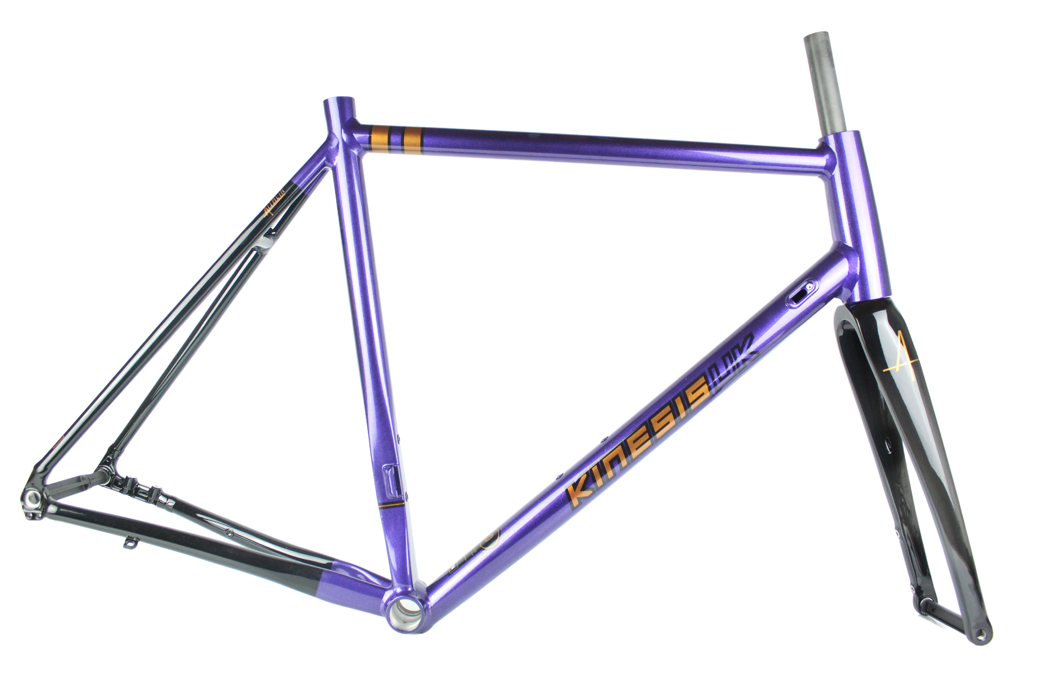 New Aluminium Kinesis Aithein Disc Road Frameset Deep Purple 56cm