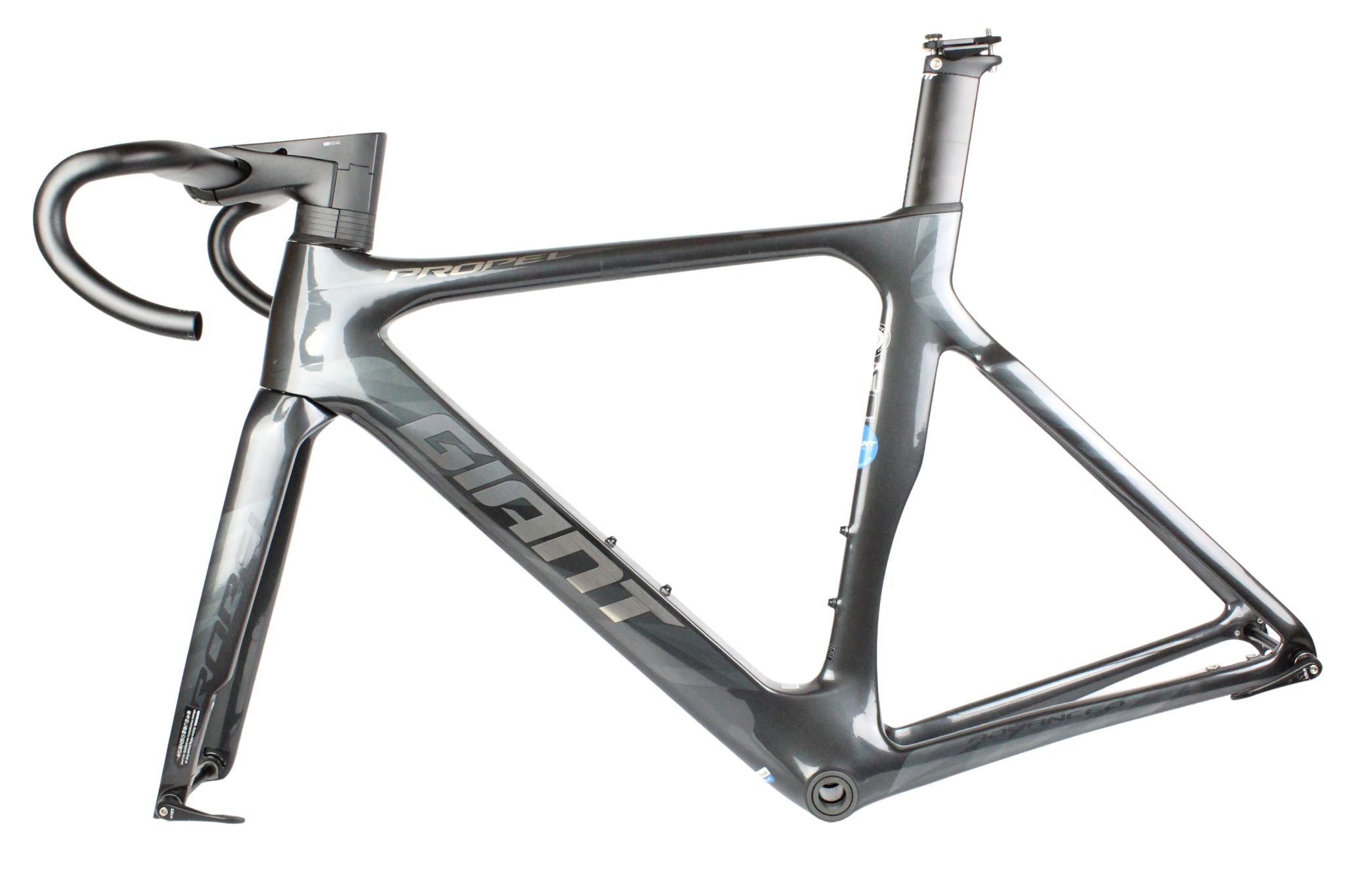 Giant Propel Advanced 1 Disc 2019 Frameset, Bars, Stem and Seatpost - Small